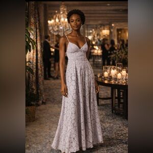 💝VERY RARE💝 ANTHROPOLOGIE NWT Charlotte V-Neck Lace Dress Size 2.